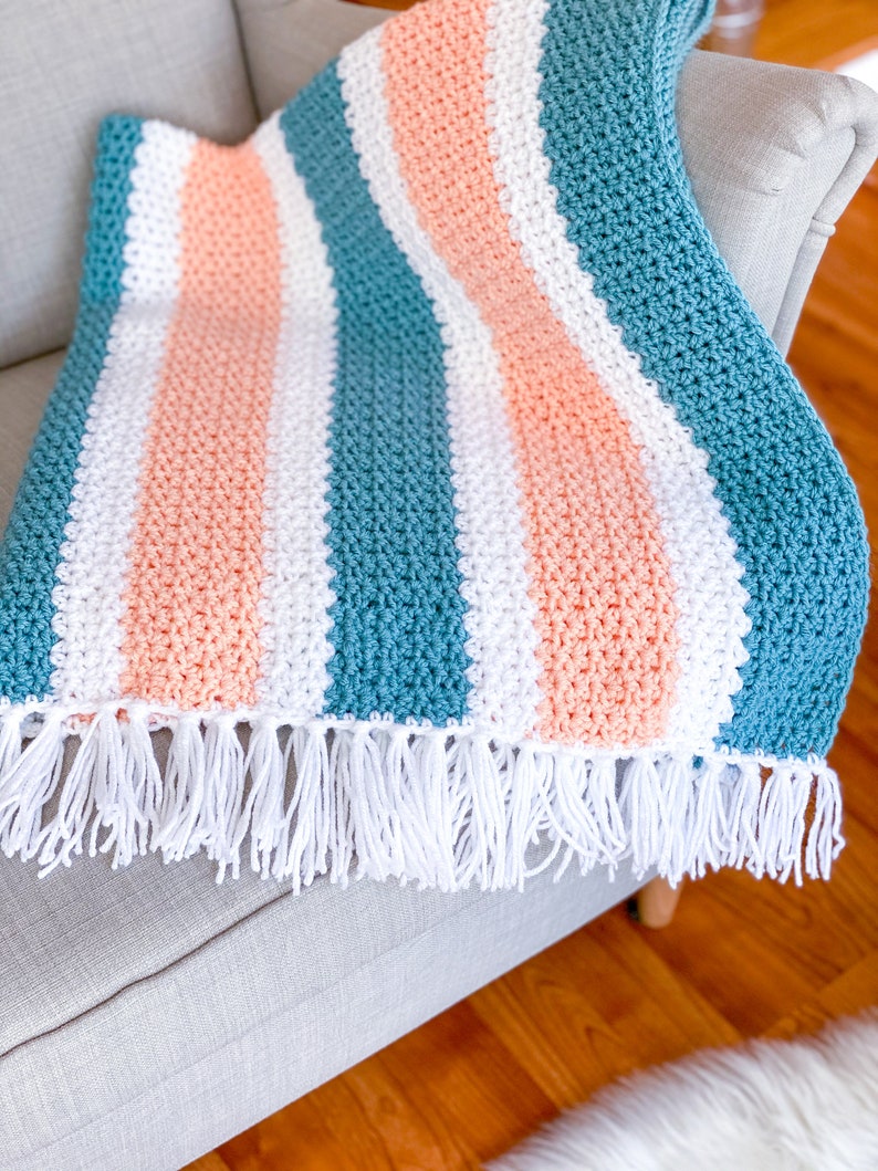 V Stitch Crochet Blanket Pattern image 9