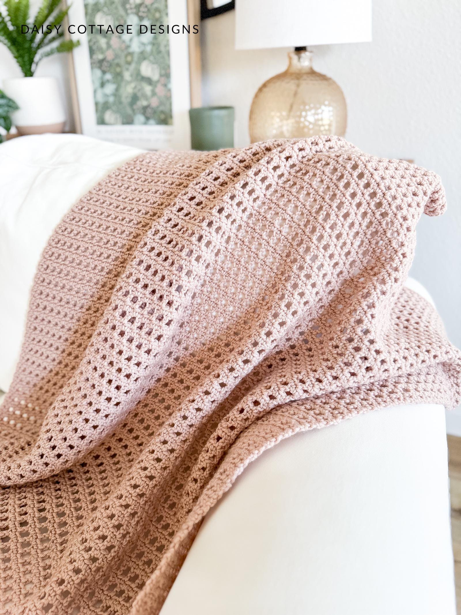 Lacy Crochet Blanket