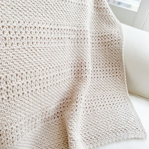 Crochet Throw Blanket Pattern, Baby Blanket Crochet Pattern, Simple Pattern for Crochet Blanket, Cobblestone Pathways Blanket Pattern image 9