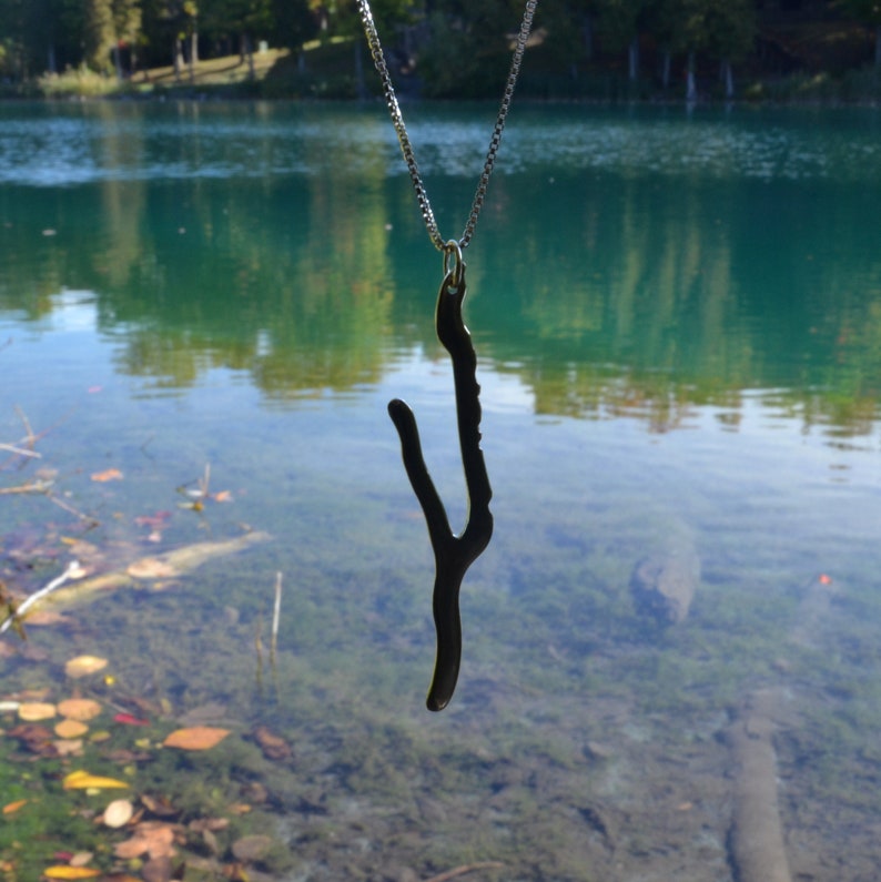 RESERVED for Jackie Keuka Lake Necklace with 24\u201d Chain
