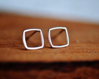 Square Post Earrings Sunshine On Water