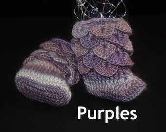 Dragon Scale BABY BOOTIES 1