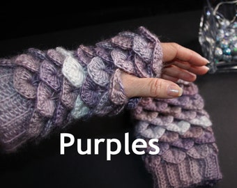 Dragon Scale Fingerless Gloves - Volume 1