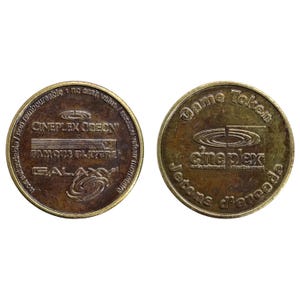 Cineplex Odeon Arcade Token | Famous Players Galaxy Game Coin | Collectible Canadian Cinema Token