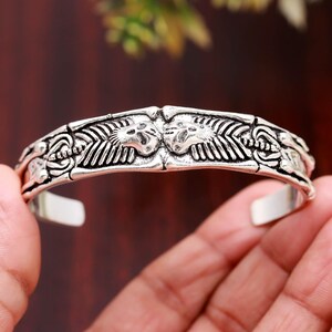 Vintage Bone Cuff Silver - Etsy - Page 2