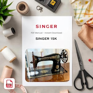 Singer 15 symaskinsmanual | 15K 15-96 15-98 | Instruktionsguide PDF-nedladdning