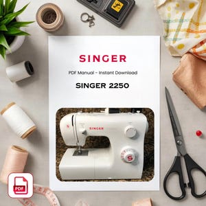 Singer 2250 symaskinsmanual - instruktionsbok (PDF-nedladdning)