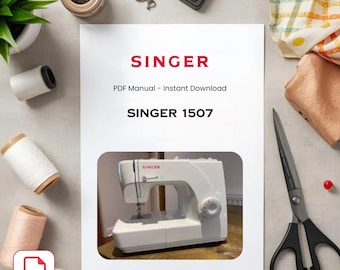 Manual de la máquina de coser Singer 1507 – Guía de usuario clásica (descarga en PDF)