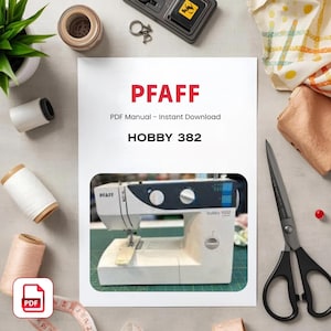 PFAFF Hobby 382ミシン取扱説明書：ユーザーガイド（PDFダウンロード）