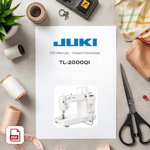 Handleiding voor de Juki TL-2000QI naaimachine: direct te downloaden als PDF