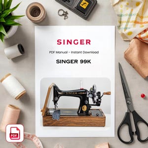 Guía y manual de enhebrado de la Singer 99 en PDF / Ayuda para el bobinado de la bobina y la configuración de la aguja