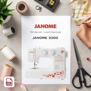 Instrukcja obsługi maszyny do szycia Janome 3300 – natychmiastowe pobranie pliku PDF