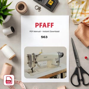 PFAFF 563ミシン取扱説明書（PDFダウンロード）