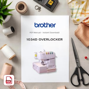 Brother 1034D Overlock Sewing Machine Manual: PDF Download
