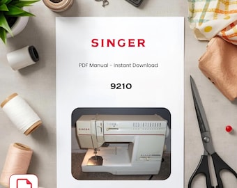Singer 9210 Sewing Machine Manual - Vintage User Guide (PDF Download)