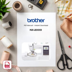 Brother Innov-is NX2000 Sewing Machine Manual: Complete PDF Guide