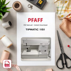 PFAFF Creative 7570 Manual PDF – Sewing Machine Instruction Book
