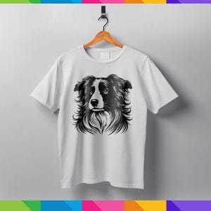 Border Collie Silhouette Vector Art: Dog Clipart Bundle (Digital Download)