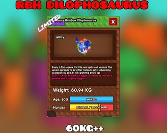 VENOM Rainbow Hatch Dilophosaurus | 60 kg | Uprawiaj ogród | Najniższa cena