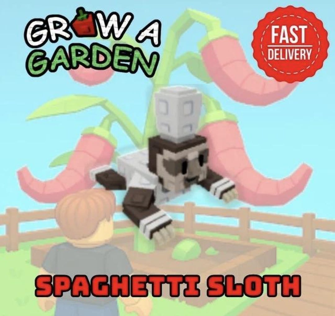 Spaghetti Sloth Pet | Grow A Garden | Cheapest Price | Limited Time ...
