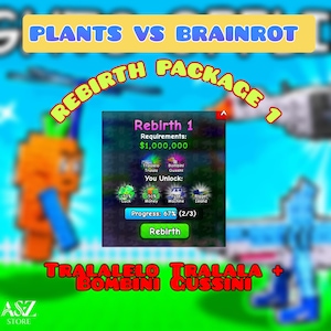 Rebirth Package 1 - Plants VS Brainrot I Cheapest price