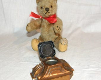 Antique Art Deco small desk set, circa 1925/30, with original photo by TOURS