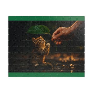 Jigsaw Puzzle, Cute Kitten, 110 252 520 1014 Pieces, Brain Teaser Game, Cat Lover Gift, Relaxing Activity, Family Fun, Stress Relief Toy