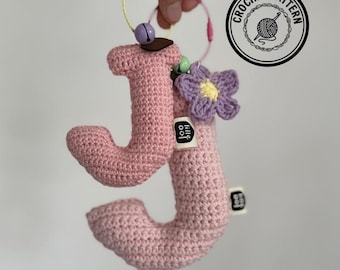 Crochet Alphabet Pattern A–Z : Easy No-See Monogram Letter, Beginner Friendly Crochet Tutorial, PDF Download