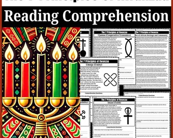 The 7 Principles of Kwanzaa Reading Comprehension | African Heritage Holiday Passages, Questions & Activities