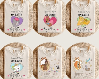 Disney Our Custom Mothers Day T-Shirt, Disney Mommy Sweatshirt, Mom Life Sweater, New Mother T-Shirt, Our Very First Mothers Day Shirt