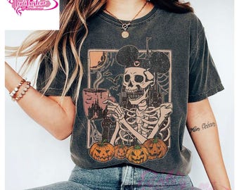 Halloween Shirt, Mickey Skeleton Coffee Shirt, Vintage Disney Skeleton Shirt, Disney Spooky Shirt, Pumpkin Halloween Shirt, Stay Spooky tee