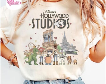 Family Matching Vacation, Vintage Toy Story Hollywood Studios T-shirt, Toy Story Characters Shirts, Disney Trip Shirt, Disneyworld Shirts