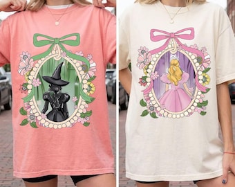 Comfort Colors Coquette Wicked Change For Good Shirt, Defy Gravity Broomstick Wizard of Oz Musical Fan Tee, Glinda & Elphaba Birthday Girl
