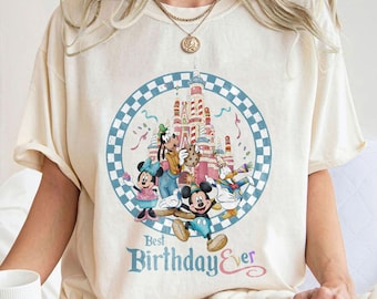 Best Birthday Ever Shirt, Mickey and Friends Birthday Trip Shirt, Disney Birthday Girl Shirt, Birthday Boy Tee, Birthday Squad Crew Shirt