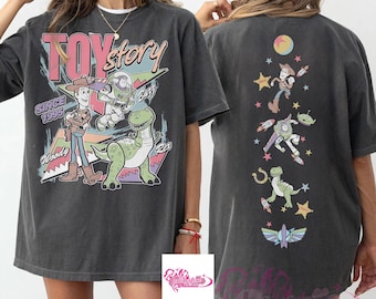 Disney Toy Story 1995 Retro Comfort Colors Shirt, Woody Buzz Lightyear Rex Tee, Disney Pixar Fest, WDW Disneyland Family Vacation 2026 Trip