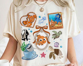 Coquette Disney Finding Nemo Shirts, Just Keep Swimming Dory Tee, Nemo Family Trip Shirt, Girl Disney Vacation Shirt, Crush Bruce Squirt Tee
