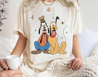 Family Vacation Matching Shirts, Disney Trip Gift Tee, Mouse Family Shirt, Comfort Colors Mickey & Friends Shirt, Retro Goofy and Pluto Tee