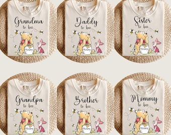 Disney Mommy Daddy Shirt, Disney Pregnancy Sweatshirt, Pooh Bear Daddy to Bee Tee, Winnie The Pooh Mommy to Bee Shirt, New Mom Shirt 2026