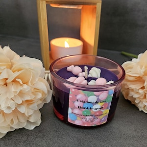 Bubblegum scented candle