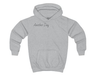 Skeleton Relaxing on Tropical Island Kids Hoodie | "Another Day" Boys, beach scene