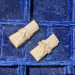 Handmade tamale corn husk earrings