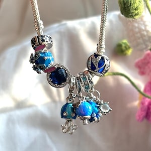 Pandora Pendant,Can Be Matched With Bracelets And Necklaces,Underwater World Pendant,Blue Ocean Series Charms ,Birthday Gift