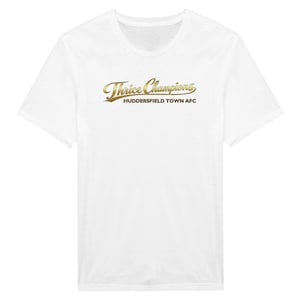 Huddersfield Town AFC Thrice Meisters T-Shirt - 1924-1926 Treble Gedenk-T-Shirt