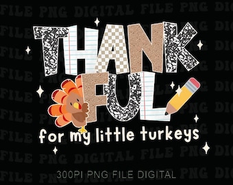 Insegnante grato Png, Insegnante tacchino autunnale Png, Insegnante del Ringraziamento Png, Scuola di tacchino carina Png, Regalo per insegnante Png