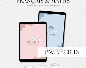 WRITTEN PACK French & Maths - CRPE