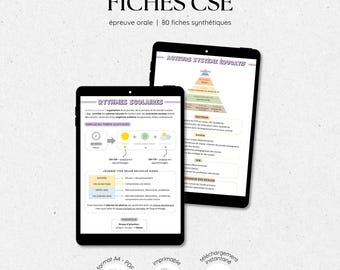 Fiches CSE - CRPE