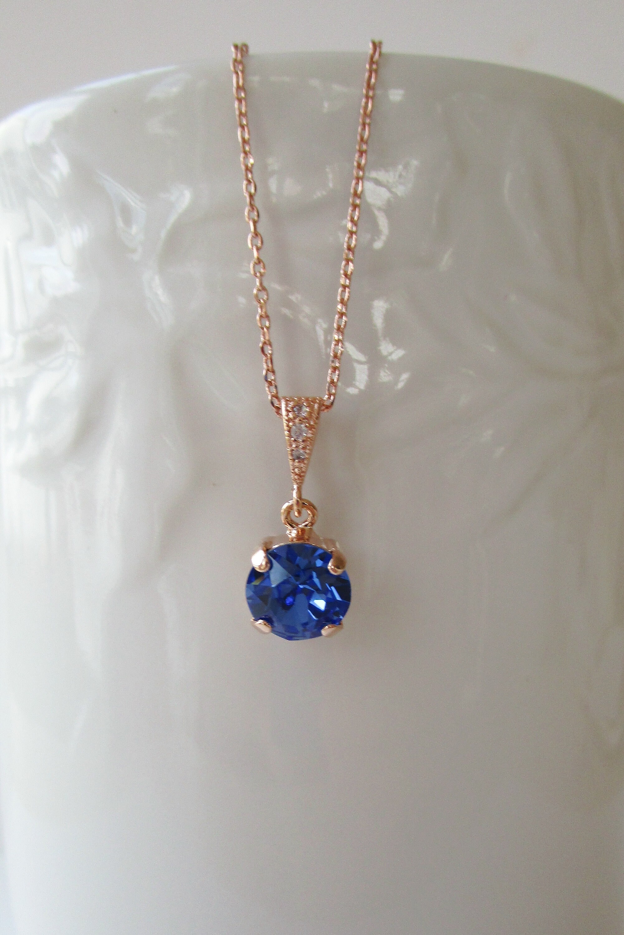 sapphire blue necktie