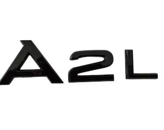 Emblema Insignia Lexus GS 430 Trasero – Letras F-Sport Negro Brillante (Adhesivo De Alta Calidad)