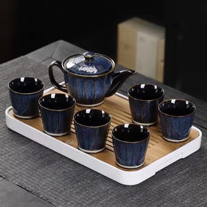 Handmade Ceramic Gongfu Tea Set: Traditional Chinese Teaware