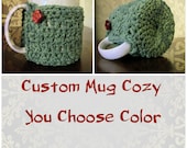 Custom Mug Cozy--MADE to ORDER--Crocheted Coffee Mug/Tea Cup Cozy
